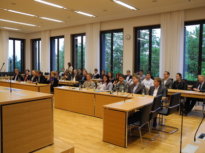 Podiumsdiskussion zum Thema Hochschule und Digitalisierung mit TU-Pr&auml;sidenten Prof. Wolfgang Herrmann <br />