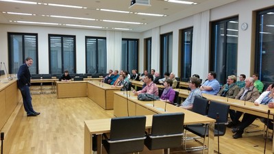 Landtagsfahrt der CSU Unterglaubheim und der FFW Wolperstetten im Bayerischen Landtag<br />